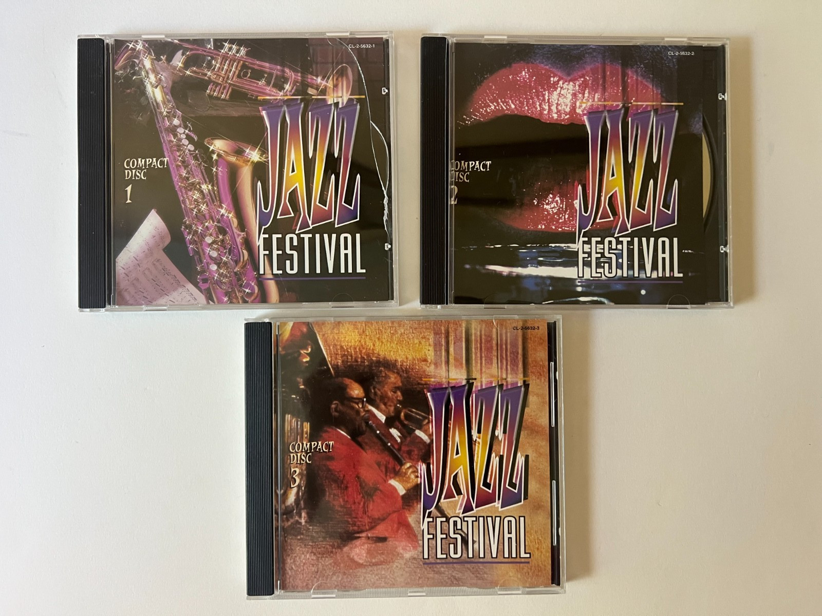 Jazz Festival Vol 1 2 3 CD Lot Cozy Cole Buddy Rich Woody Herman Jazz