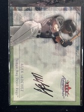 Fleer 2000 Autographics Alex Sanchez Tampa Bay Devil Rays Autographed MLB