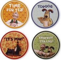 Gadget - Aardman: Half Moon Bay - Wallace & Gromit - (Coasters Set Of 4 / Set So