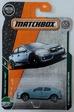 2018 Matchbox #7 '17 Honda Civic Hatchback