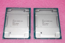 MATCHED PAIR 2x Intel Xeon Gold 6154 3.00GHz 36C SR3J5 LGA3647 CPUs Dell R740XD