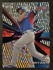 2015 Toops High Tek #HT-KB Kris Bryant #/99 Tidal Diffractor Rookie Card RC Cubs. rookie card picture