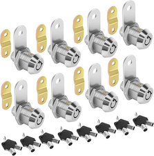 Cam Locks RV Storage Lock Keyed Alike,5/8" Cylinder Fits on 3/8" Max Door