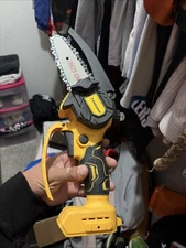 Cordless Mini Chainsaw 6 Inch, tool only   One-Hand Handheld... 