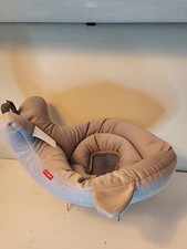 Skip Hop Plush Baby Bath Support Lounger Gray Soft Padded