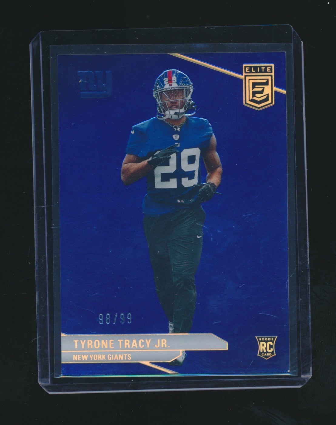 TYRONE TRACY JR. 2024 PANINI ELITE BLUE RC PARALLEL 98/99 #144