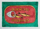 Original ACEO Barbosa Sardines Watercolor Painting OOAK Fish Art — photo 1