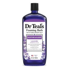 Dr Teals Lavender Foaming Bath, Pure Epsom Salt, 34 fl oz