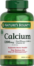 Nature'S Bounty Calcium 1200 Mg with Vitamin D3 - Bone Health Softgels, Calcium