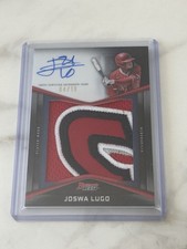 2025 Bowman's Best Joswa Lugo Prospect Auto Game Worn Patch Relic Black /10