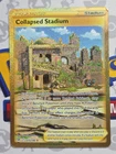 Pokémon Sword & Shield Lost Origin Collapsed Stadium 215/196 Secret Rare