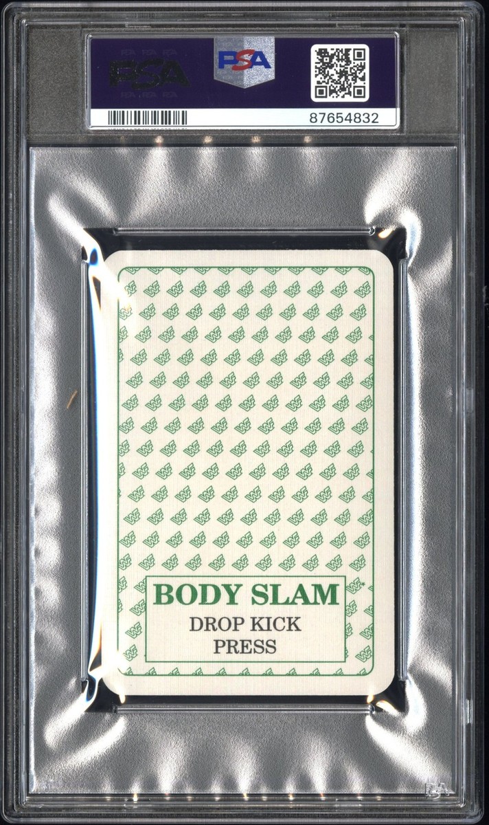 Giant Gonzalez 1993 WWF Quartetts Series 8 Rare German Card PSA 10