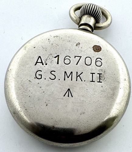 Rolex WW2 1940’s Rare GS MK II Military Pocket Watch, Gloss Gilt Dial, Serviced - Picture 23 of 24