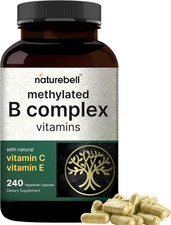 Methylated B Complex Vitamins, 240 Veggie Capsules with B12  Folate
