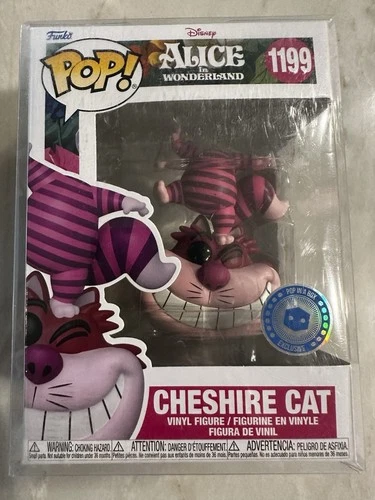 Funko Pop! Disney Alice In Wonderland Cheshire Cat Pop In A Box 1199 W/Protector