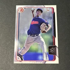 2015 Bowman Draft Triston McKenzie Paper 1st #96 Cleveland Guardians