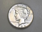 1934-D $1 PEACE SILVER ONE DOLLAR CH/GEM BU