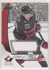 2019 Upper Deck Team Canada Juniors Jersey Brett Leason #27 ds4
