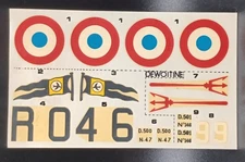 Směr | No. 125 | 1:72 Dewoitine D.500 / D.501 Decals
