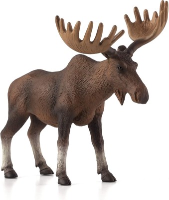 MOJO Europäischer Elch / Elch Wald Wildtiere Tier Modell Spielzeug Figur