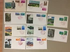 Ten Japan NATIONAL PRKS fdc with two stamps.Each two same stamp diff pictures(a)