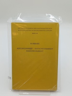 Die Grundlehren der Mathematischen Wissenschaften in Einzeldarstellungen Band 10