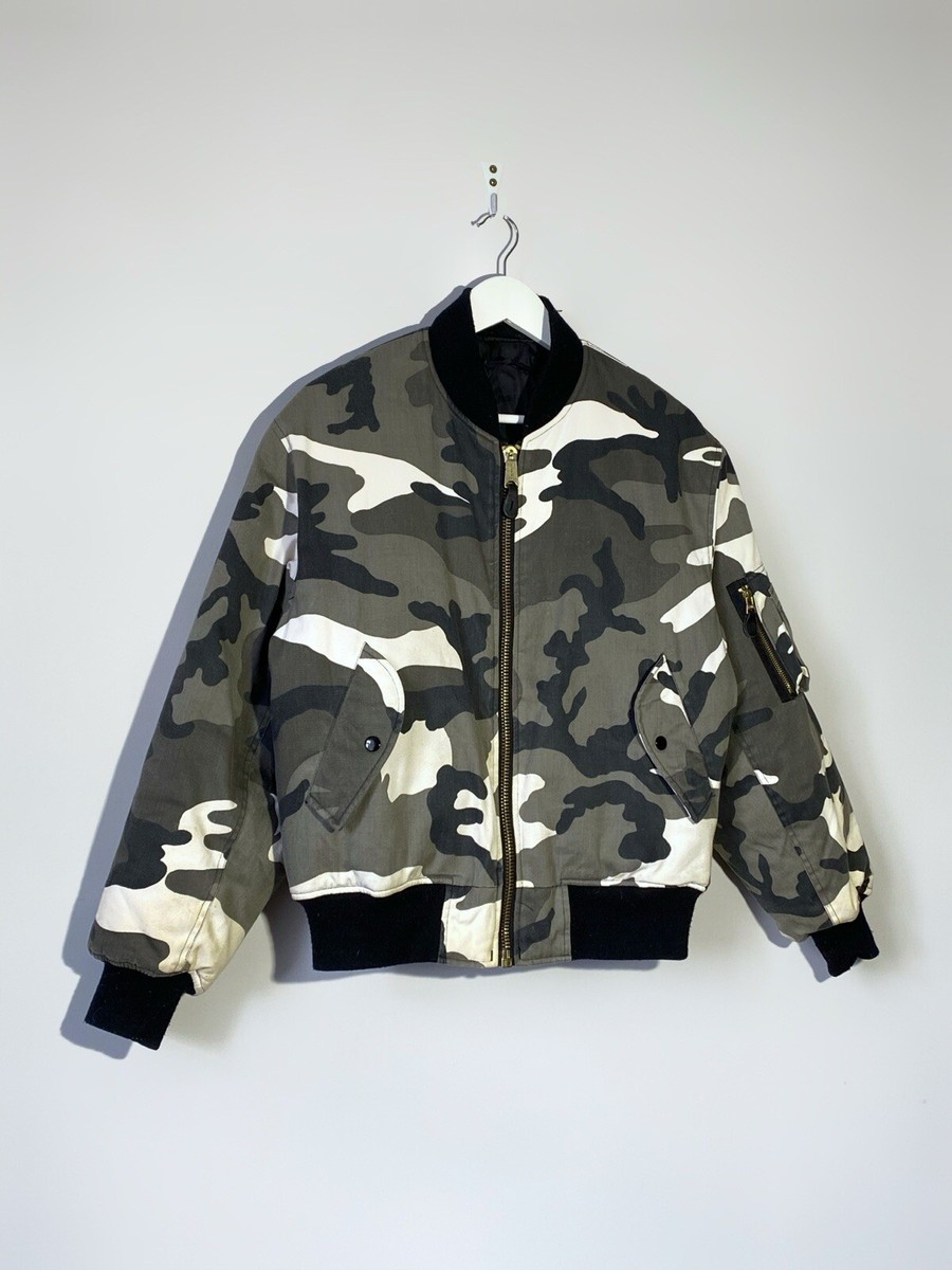 90s usa製 ALPHA ma-1 bomber jacket camo Vintage Alpha Industries MA-1 Desert Camo Bomber Jacket USA