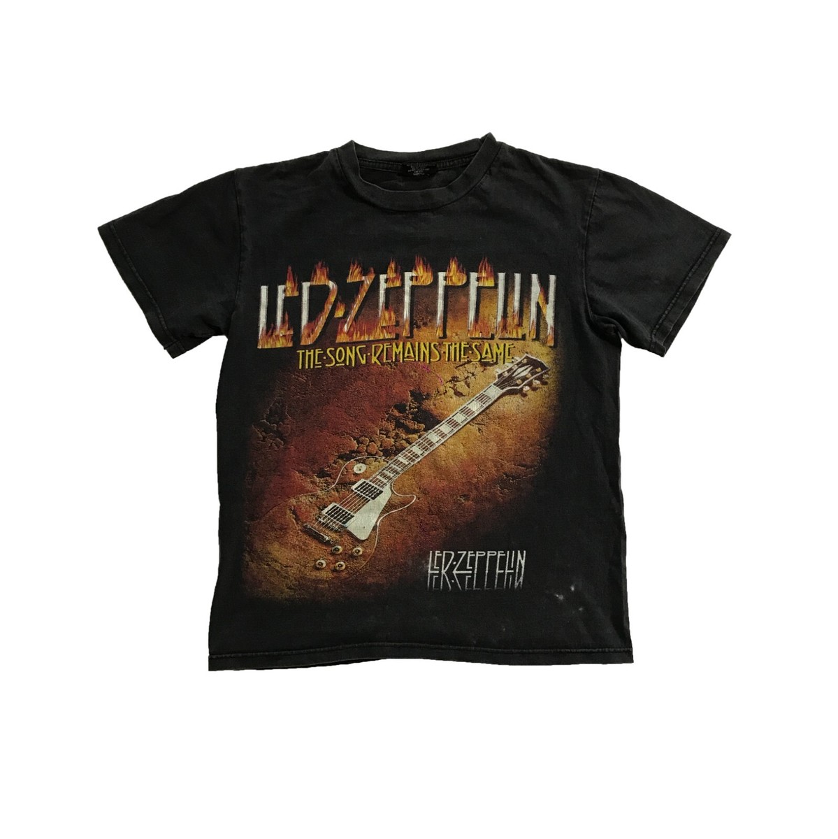 ミュージシャン 90's LED-ZEPPELIN T-shirt Vintage 90s Led Zeppelin The Song Remains the Same T-shirt