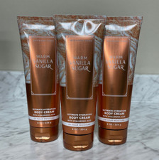 Bath Body Works Warm Vanilla Sugar Ultimate Hydration Body Cream X3