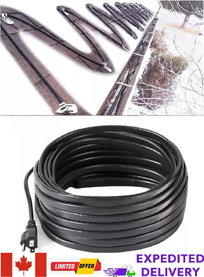 H&G Lifestyles 80ft  Roof Snow De-Icing Heat Cable Self-Regulating