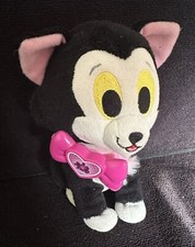 Disney Figaro Cat With Pink Collar Plush