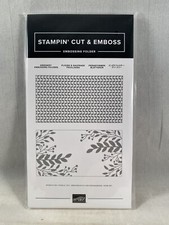 GREENERY Embossing Folder Stampin Up New A22