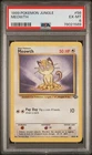 1999 POKEMON JUNGLE #56 MEOWTH PSA 6