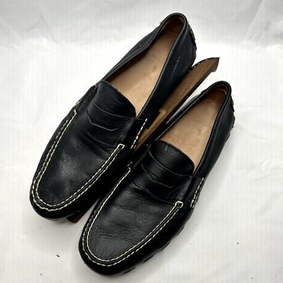 Ralph Lauren Driving Shoes in Black Leather Men main image 4