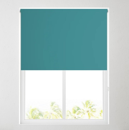 MADE TO MEASURE Plain Coloured Thermal Blackout Window Roller Blinds - Picture 57 of 136