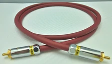 Audioquest Hawkeye Digital coaxial cable 2 meter w/WireWorld 75 ohm RCAs
