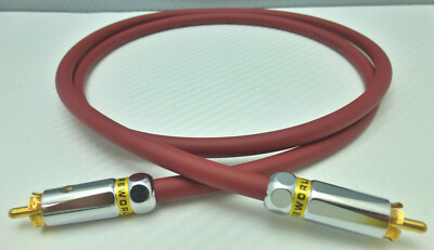 Audioquest Hawkeye Digital coaxial cable 1 meter w/WireWorld 75 ohm RCAs