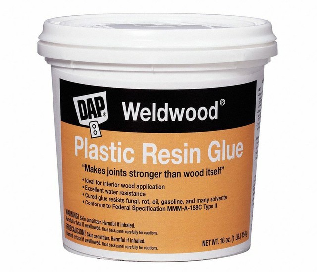 Weldwood 1 lb. Tan Wood Glue powdered, urea formaldehyde highstrength