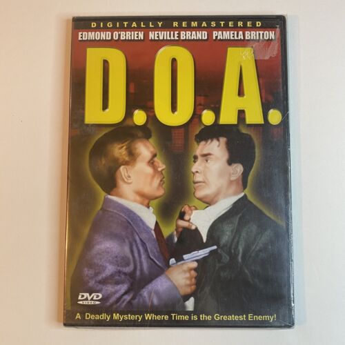New D.O.A. DOA DVD 2004 B&W Slim Case Edmond O'Brien Luther Adler Obrien Sealed - Afbeelding 1 van 2