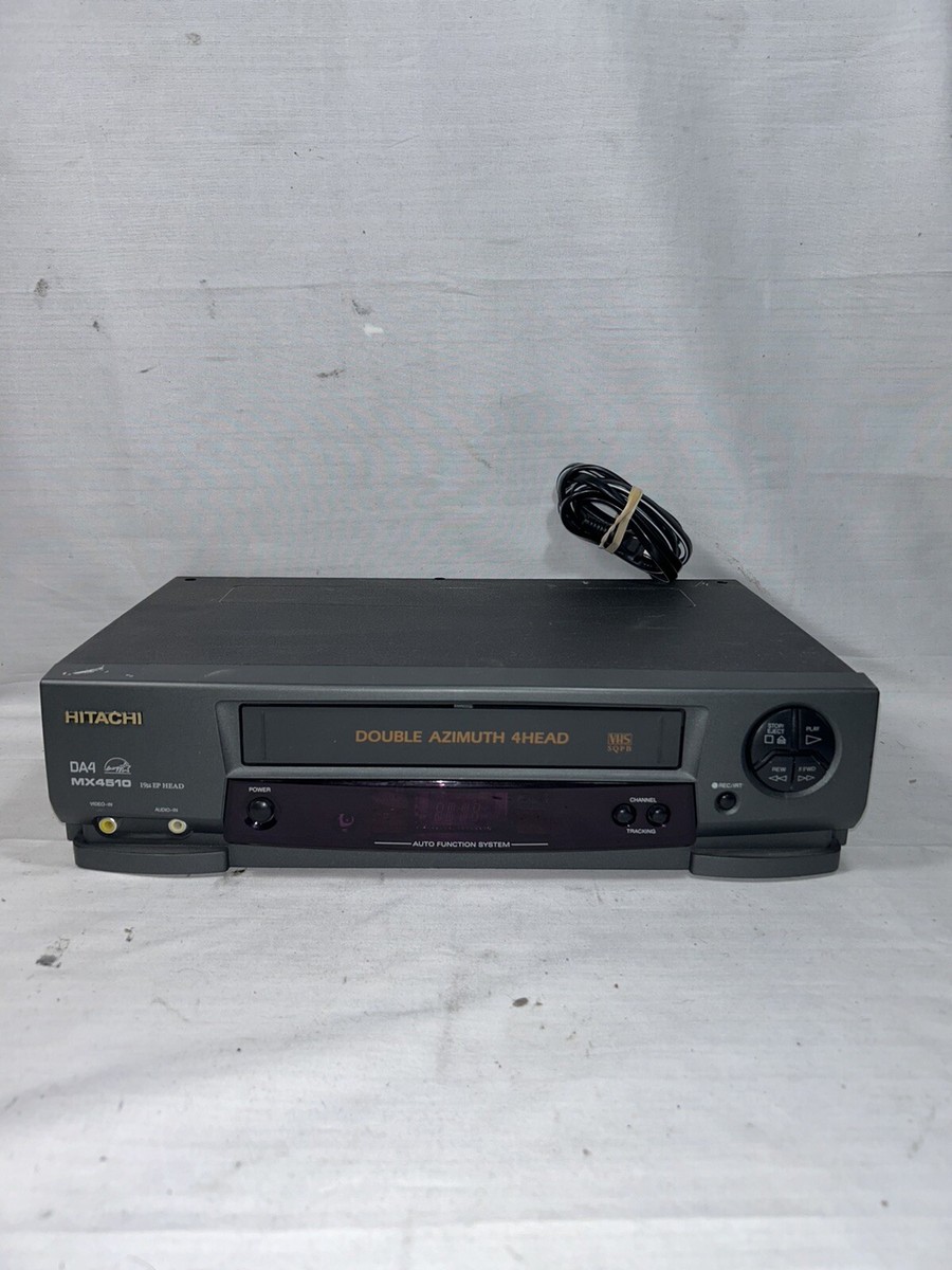 Hitachi VT-MX4510A VCR Double Azimuth 4head Mono Energy Star VHS