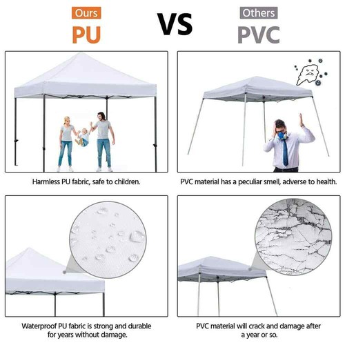 10 ft. x 10 ft. Heavy-Duty Commercial Instant Pop-Up Canopy Tent, Waterproof - Picture 5 of 7