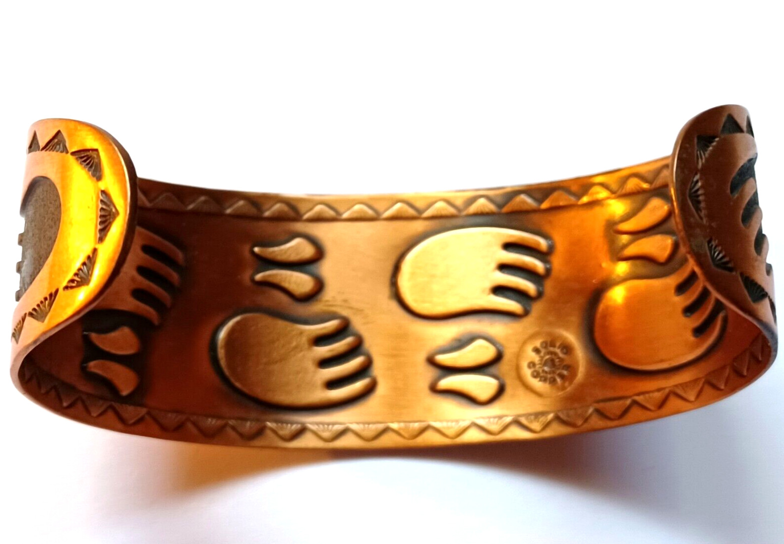 Vintage Bell Trading Co. Solid Copper Bear Claw D… - image 8