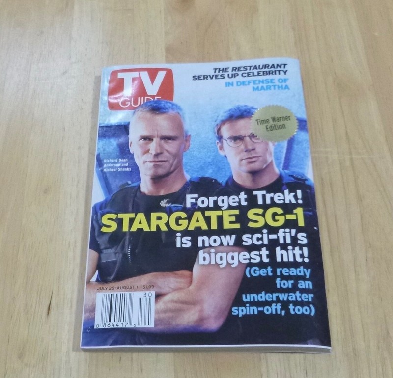 TV GUIDE July 26-August 1  2003 STARGATE SG-1 Anderson/Shank Charlotte NC  Metro