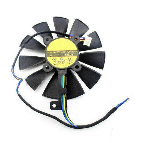 coolingFan For ASUS GTX 980Ti R9 390X 390 480 VEGA56 GPU FDC10U12S9-C 87mm - Picture 6 of 16