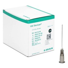 Igły BBraun STERICAN rozm. 12: 0,70 x 30mm czarne - igła do wstrzykiwań - igła