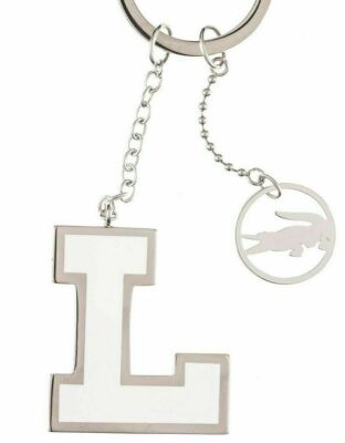 Lacoste Iconic Schlüsselanhänger Keyring Fob Taschenanhänger Koffer Anhänger Neu