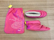 PANTOFOLE DONNA IN PIUMINO COLOR ROSA NUOVI MARCA SEGUE... TG. M MORBIDISSIME