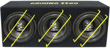 Ground Zero GZIB 3.2500SPL 3x 25cm Bassreflex Subwoofer 1,4 Ohm 2100 Watt SPL
