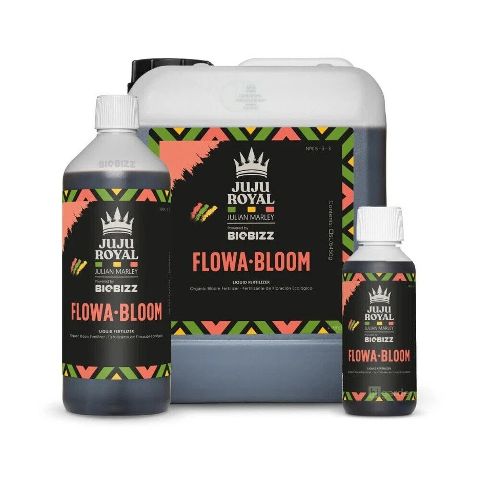 BIOBIZZ® x JUJU ROYAL Flowa Bloom biologischer Dünger, verschiedene Größen