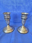 Towle STERLING SILVER Weighted CANDLE Holders 500 Grams Scrap or NOT #512